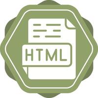 html vettore icona