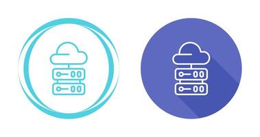 icona del vettore di cloud computing