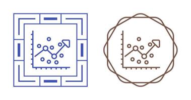 icona di vettore di analisi di regressione
