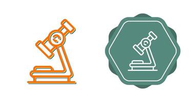 icona del vettore del microscopio