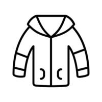 inverno giacca vettore icona
