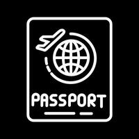 passaporto vettore icona