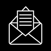 e-mail documenti vettore icona