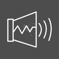 Audio su vettore icona