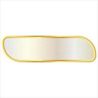 lusso bianca d'oro impostato Arabo islamico bandiera titolo telaio testo scatola nel trasparente sfondo vettore