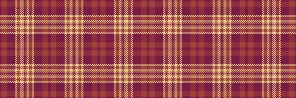 fibra tartan vettore senza soluzione di continuità, banda tessuto dai un'occhiata sfondo. pelliccia modello tessile struttura plaid nel rosa e rosso colori.