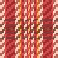 plaid sfondo senza soluzione di continuità di struttura dai un'occhiata tessile con un' tessuto tartan vettore modello.