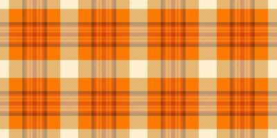 panjabi vettore plaid tartan, orientale dai un'occhiata struttura senza soluzione di continuità. indumento sfondo modello tessile tessuto nel luminosa e arancia colori.