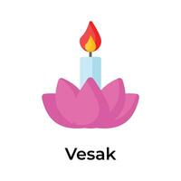 ottenere il tuo hold su Questo meravigliosamente progettato Vesak icona, pronto per premio uso vettore