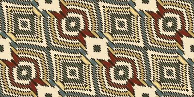 patchwork modello senza soluzione di continuità scandinavo modello motivo ricamo, ikat ricamo vettore design per Stampa arazzo floreale chimono ripetere modello allacciatura spagnolo motivo