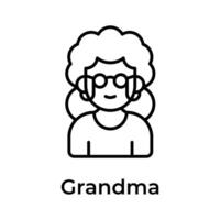 grama avatar vettore disegno, pronto per premio uso