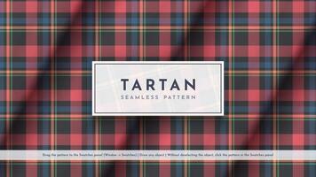 senza soluzione di continuità tartan modello. tradizionale Scozzese struttura. alla moda tessuto. tessile sfondo. vettore