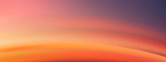 tramonto cielo sfondo, alba nube arancione, giallo, rosa cielo nel mattina estate, vettore soleggiato autunno, natura paesaggio campo nel sera.inverno luce solare, cartone animato illustrazione orizzonte primavera sole giù di mare