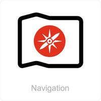 navigazione e freccia icona concetto vettore