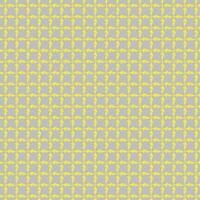 moderno semplice astratto senza soluzione di continuità giallo fiore modello su grigio sfondo vettore