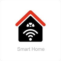 inteligente casa e controllo icona concetto vettore