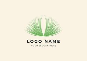 logo Agave pianta, Agave fiore, minimalista e moderno logo design. modificabile colore vettore