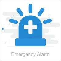 emergenza allarme e mettere in guardia icona concetto vettore