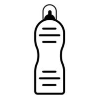 acqua bottiglia, gli sport bottiglia quelli impegnato fitness, acqua salutare stile di vita vettore