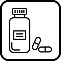 bottiglia capsula vettore icona