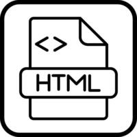 html vettore icona