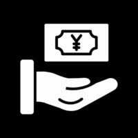 yen moneta vettore icona