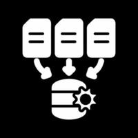 icona del vettore di elaborazione dati