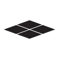 pavimento piastrelle icona logo vettore design modello