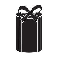 regalo scatola icona logo vettore design modello