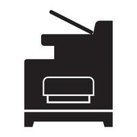 fotocopia macchina icona logo vettore design modello