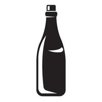 bottiglia icona logo vettore design modello
