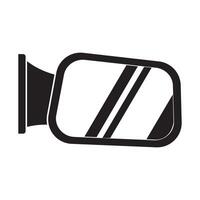 auto retrovisore specchio icona logo vettore design modello
