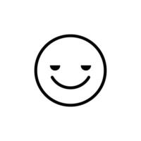 emoji stupido di Sorridi icona vettore design modello
