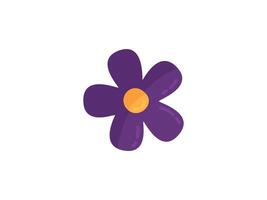 viola fiori vettore