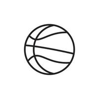 pallacanestro icona vettore design modelli