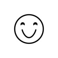 emoji stupido di Sorridi icona vettore design modello