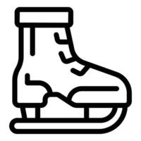 figura pattinando icona schema vettore. ghiaccio inverno artistico sport vettore