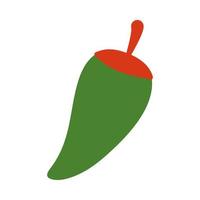 disegno vettoriale icona stile piatto peperoncino vegetale