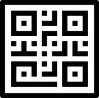 scansione qr codice icona. digitale lettura qr codice. qr codice scansione per smartphone. qr codice per pagamento. scansione codice a barre simbolo azione vettore. vettore