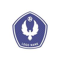 calcio calcio distintivo logo. sport squadra identità vettore illustrazioni isolato su bianca sfondo.