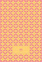 classico batik modello con rosa e giallo colore combinazione vettore