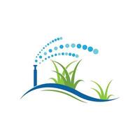 irrigazione logo design vettore. icona simbolo. vettore