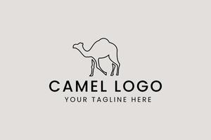 cammello logo vettore icona illustrazione