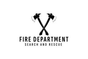 fuoco Dipartimento logo vettore icona illustrazione