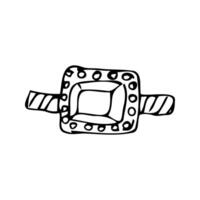 schizzo di diamante nozze squillare per uomini schema isolato. vettore illustrazione può Usato per nozze design carta, etichetta.