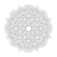 fiore mandala Vintage ▾ decorativo elementi per colorazione libro pagina vettore