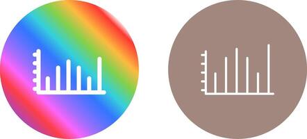 statistiche vettore icona