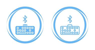 Bluetooth tastiera vettore icona