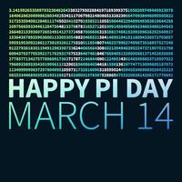 pi numeri matematica illustrazione - 3.14 contento pi giorno moderno vettore creativo bandiera
