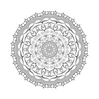 mandala sfondo design e colorazione pagina vettore